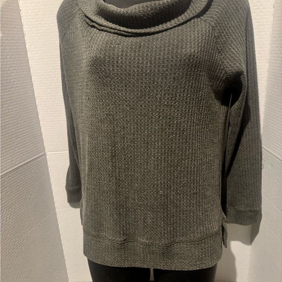 Gentle used good condition Cherish Dark Gray Cowl Neck Sweater - Picture 3 of 8